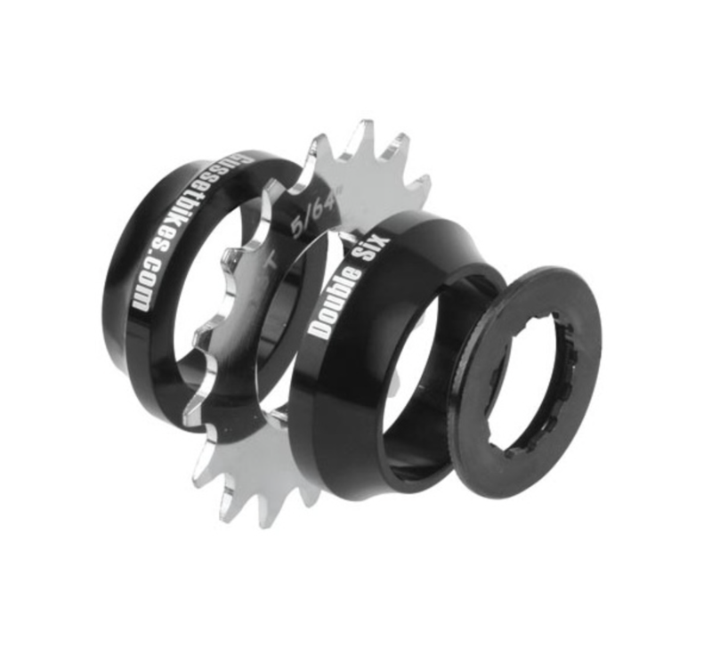 Gusset Double Six 1-er Single Speed Conversion kit-1